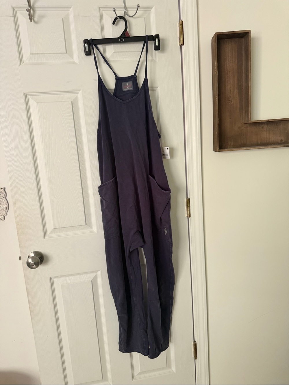Free people Hot shot Onsie Wide Leg Jumpsuit in Blue Size XS NWT